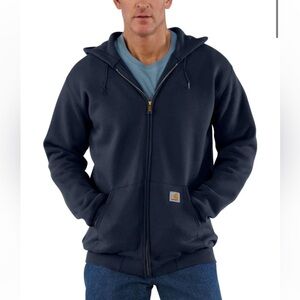 carhartt original fit zip up hoodie navy 4XL